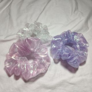 Dây cột tóc Scrunchies phản quang