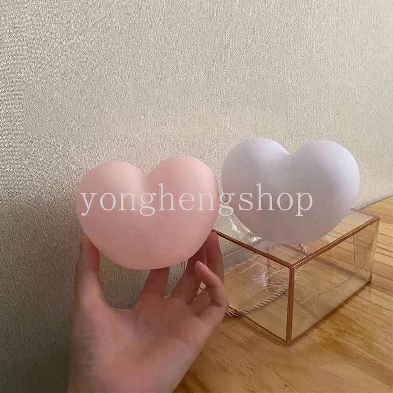 Đèn Ngủ Mềm Mại Hình Trái Tim Sáng Tạo Trang Trí Phòng Ngủ/Sự Kiện