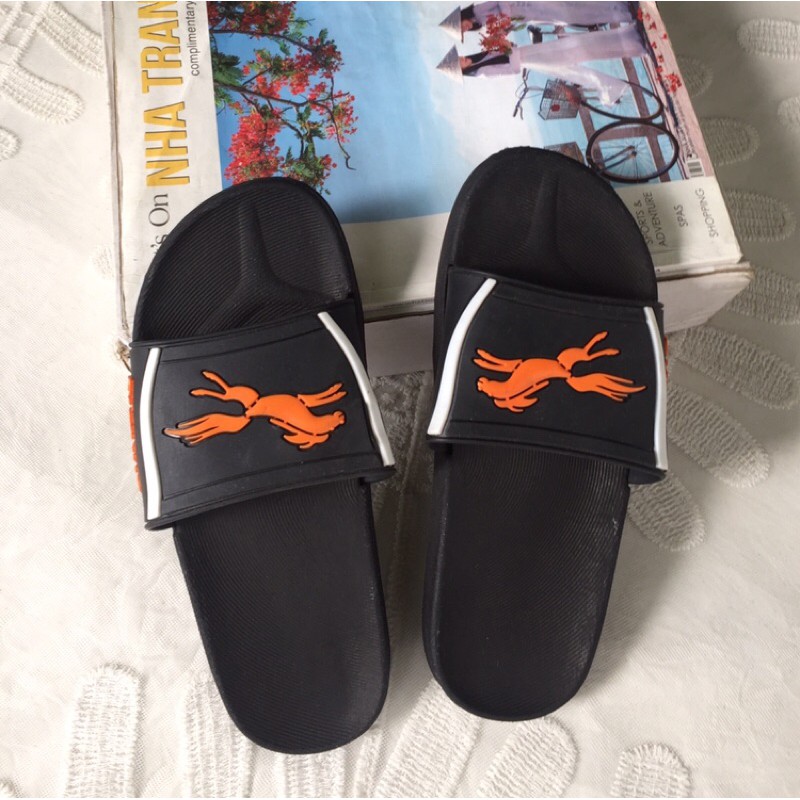 Dép Nam Quai Ngang Kẻ Sọc PVC Dẻo Chống Trượt Size 42-44 - Hàng Việt Nam - Lucky Girl shop