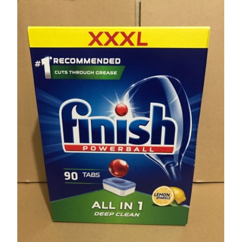 Viên rửa bát FINISH All in 90 viên - Hương Chanh