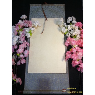 Biểu lụa viết thư pháp 40cm