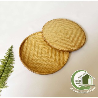 Mẹt tre đan thủ công - mâm tre đan dày - mẹt lớn 35cm