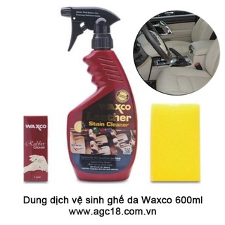 Dung dịch vệ sinh ghế da Waxco ôtô 600ml