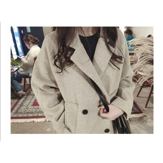 Áo khoác dạ style hàn quốc