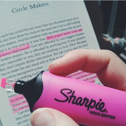 Bút dạ quang ngòi trong suốt đầu lớn Sharpie Clear View Highlighter 4.5mm (Cây lẻ)