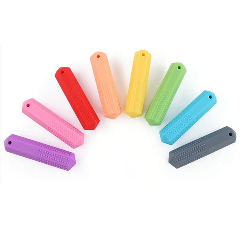 Đồ Chơi Ngậm Nướu Bằng Silicone Nhiều Màu Sắc Dành Cho Trẻ Nhỏ