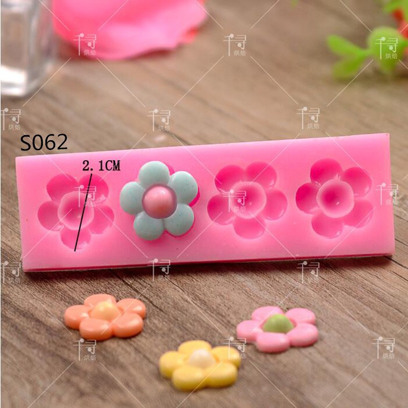 1 Khuôn silicone Làm Bánh Hình Bông Hoa