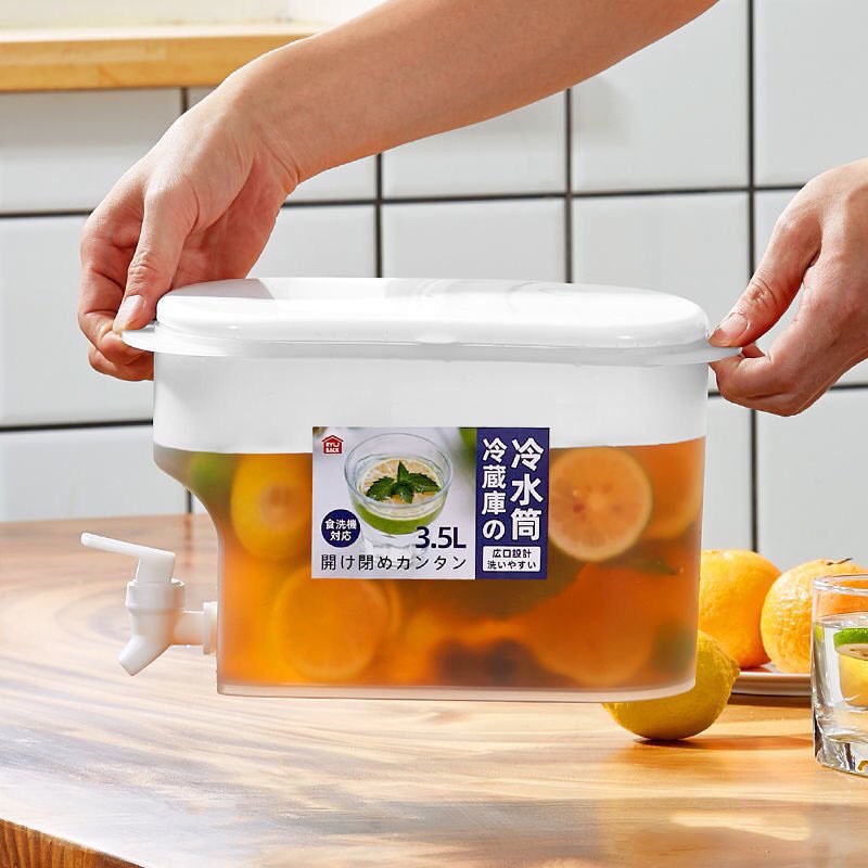 Bình nước có vòi 3,5 lít để tủ lạnh, Bình đựng nước hoa quả có vòi để bàn, tủ lạnh
