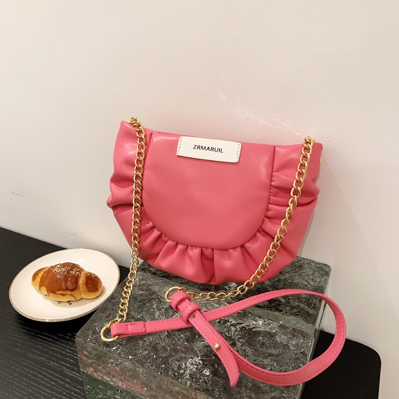 Túi Đeo Chéo Vai Xếp Ly Đơn Giản Mẫu 2022 Thời Trang Cho Nữ