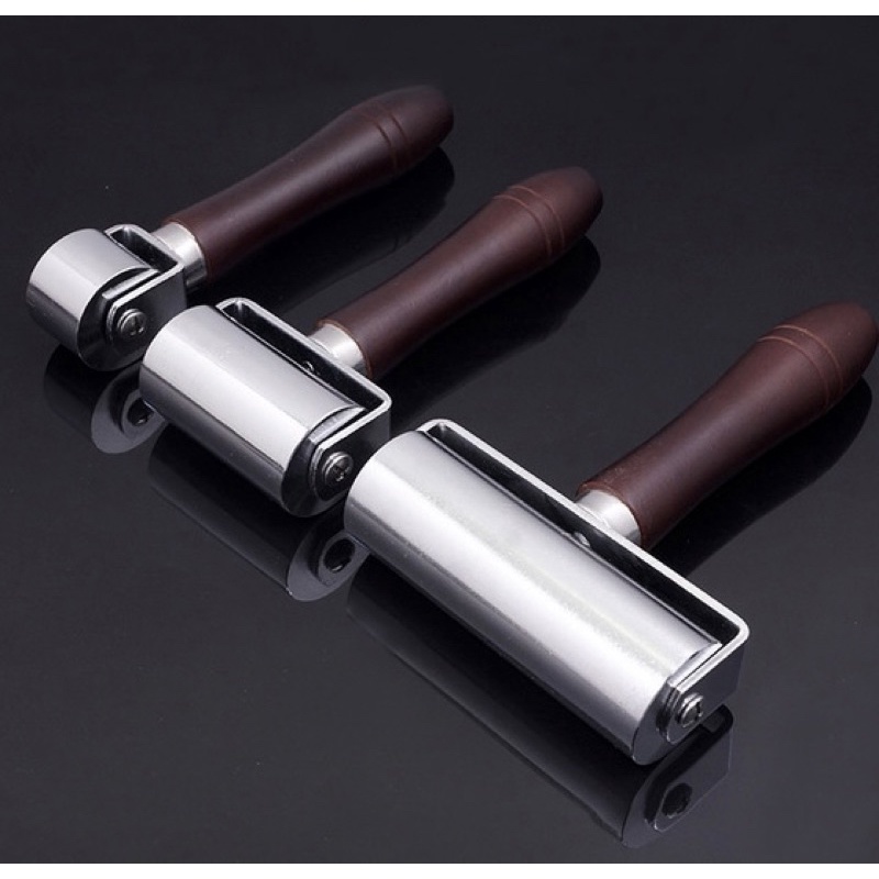 Lăn ép da sau khi dán keo 60mm - dụng cụ làm đồ da handmade