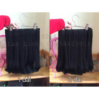Tóc kẹp dải cao cấp Hàn Quốc mã r6014 dáng cụp