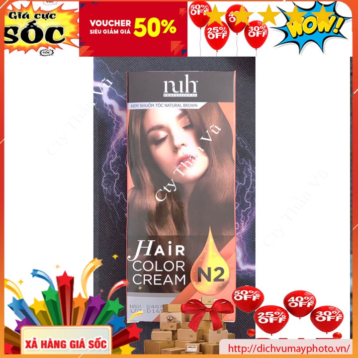 Kem Nhuộm Tóc Chuyên nghiệp NUh Lên Màu Đẹp Chất Lượng