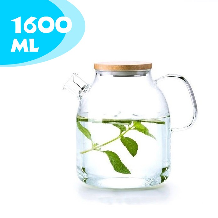 Bộ bình trà thủy tinh 1600mL N91