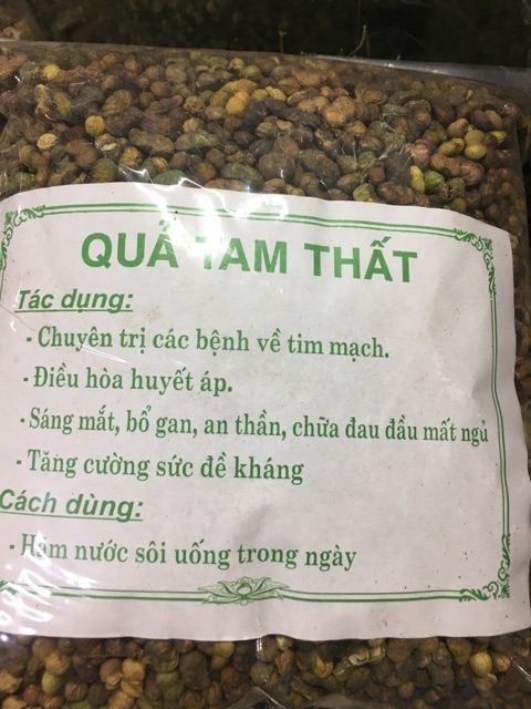 [XẢ KHO] 🌳Quả Tam thất Bắc Sapa loại 1 500g [CAM KẾT CHUẨN 100%]