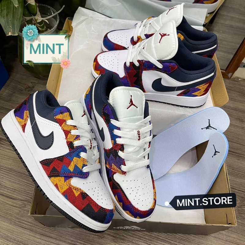 [MINTSTORE] Giày Sneaker Thổ Cẩm thấp cổ