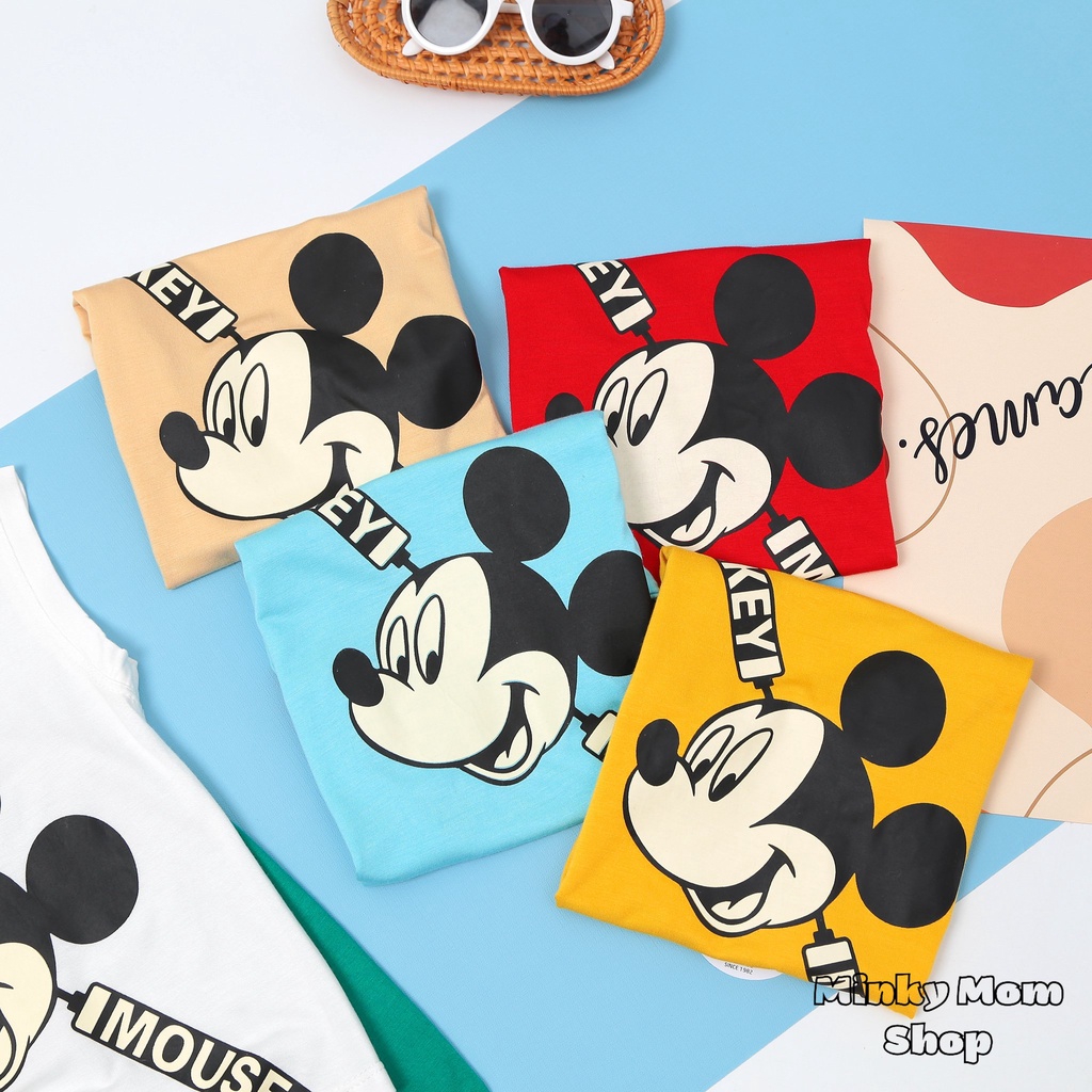 ✨Size(9-32Kg)✨FREE SHIPBộ MinKy Mom Sát Nách Thun Lạnh Dể Thương Cho Bé Gái Bé Trai, Đủ Màu