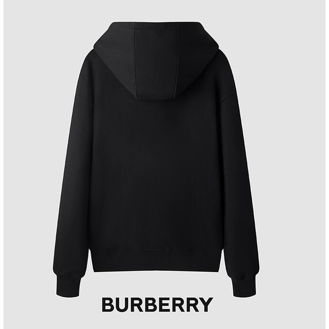 Áo Hoodie Cotton Unisex In Chữ Burberr Thời Trang