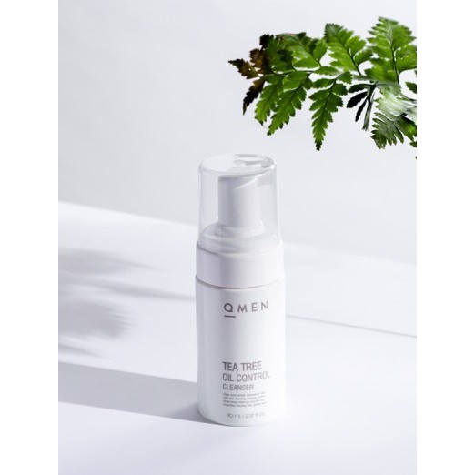 Sữa rửa mặt Qmen Tea Tree Oil Control Cleanser 70ml