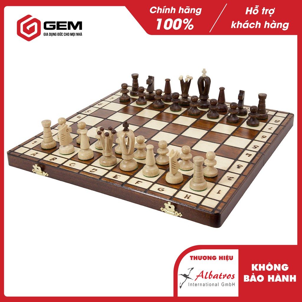 Bộ cờ vua ALBATROS - Hàng thủ công.