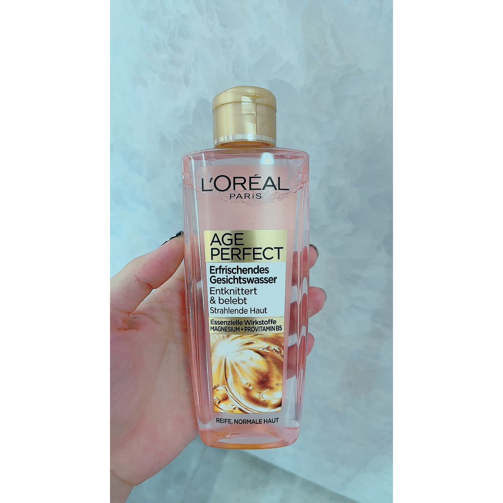 Nước Hoa Hồng Loreal Age Perfect Giảm Mờ Nếp Nhăn, 200 ml-Đức