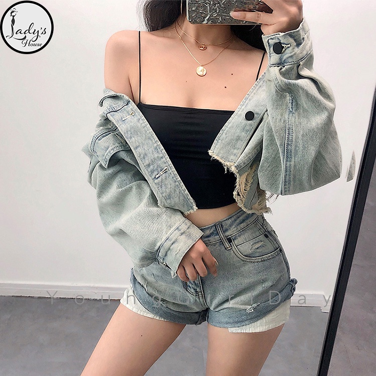 Áo 2 Dây Cotton Croptop Dáng Ôm Sợi Bún Không Đệm Kiểu Co Giãn Tốt Nữ Thoáng "ÁO 2 DÂY" | BigBuy360 - bigbuy360.vn