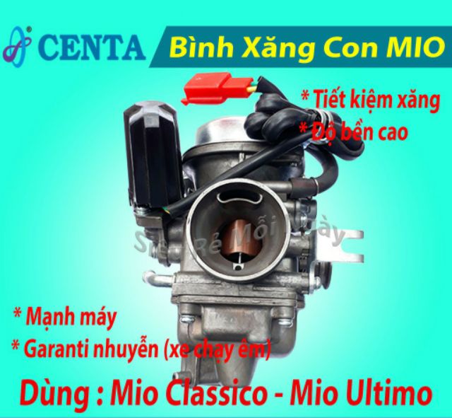 Bình Xăng Con Yamaha Mio Classico - Mio Ultimo Hiệu Centa Chính Hãng