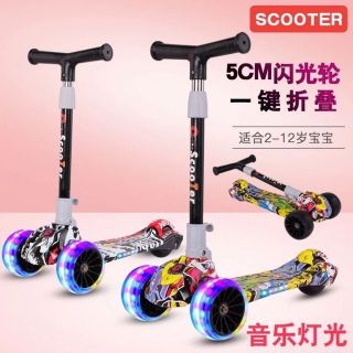 [NEW 2] XE TRƯỢT SCOOTER 3 BÁNH CÓ ĐÈN MỚI[ RẺ BẤT NGỜ ]siêu bền