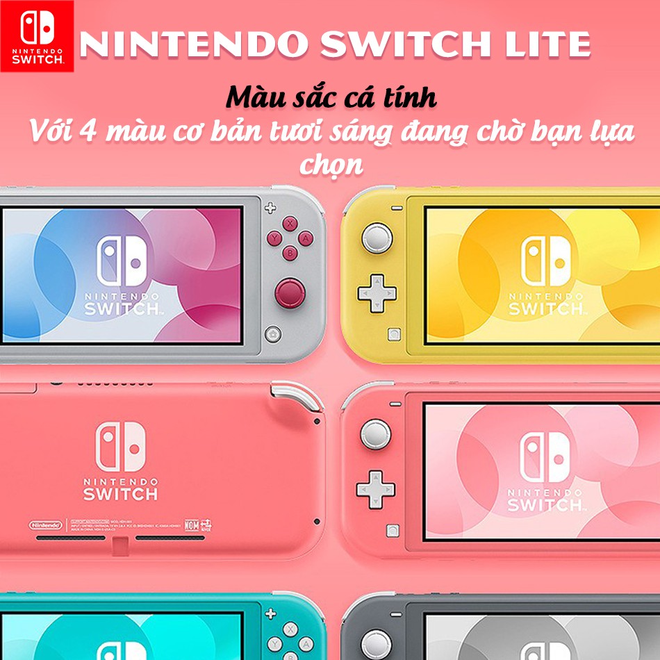 Máy chơi game Nintendo Switch Lite bảo hành 12 tháng kèm quà tặng