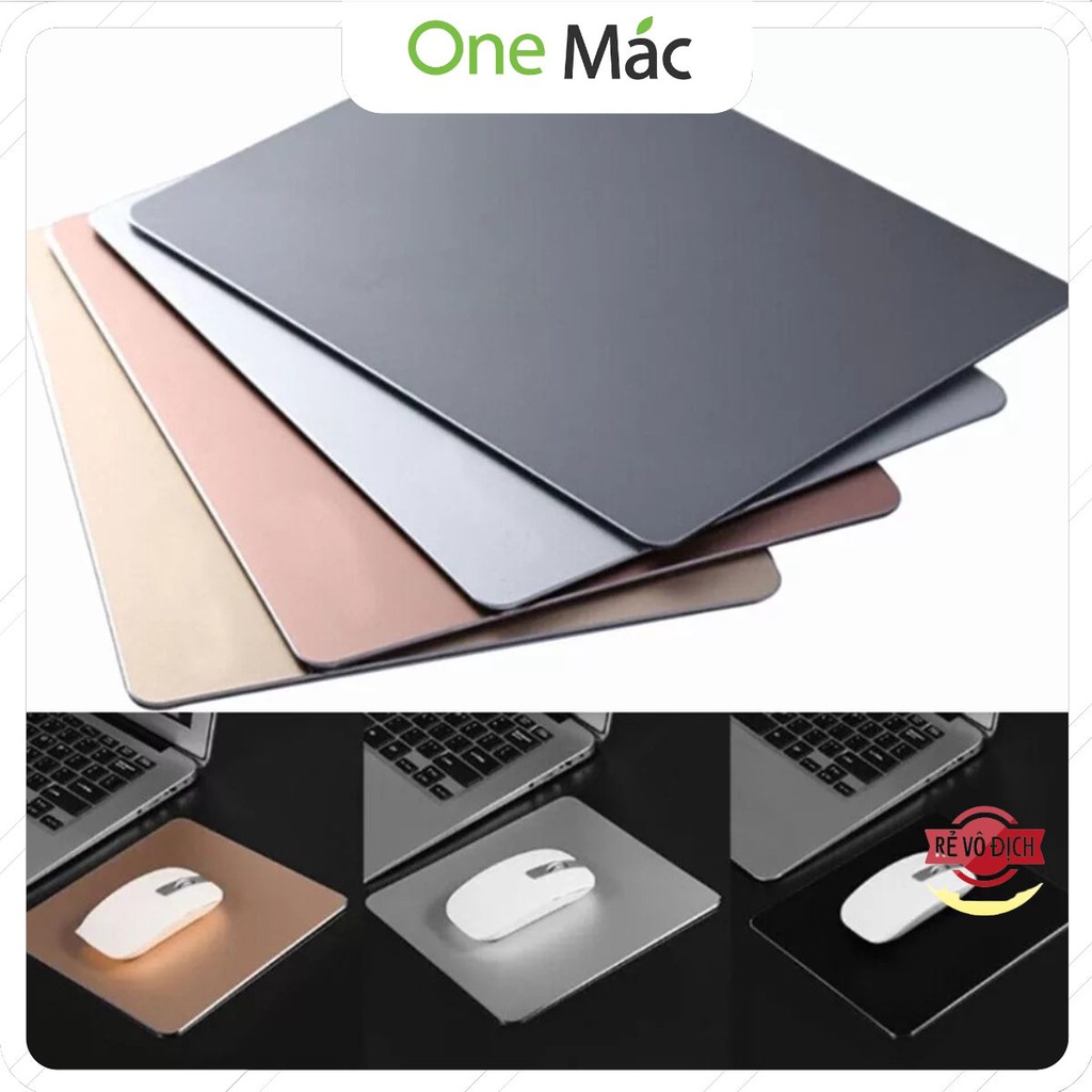 ❤️ Lót Chuột Hợp Kim Nhôm Nguyên Khối Cao Cấp Mouse Pad Bằng nhôm Aluminium