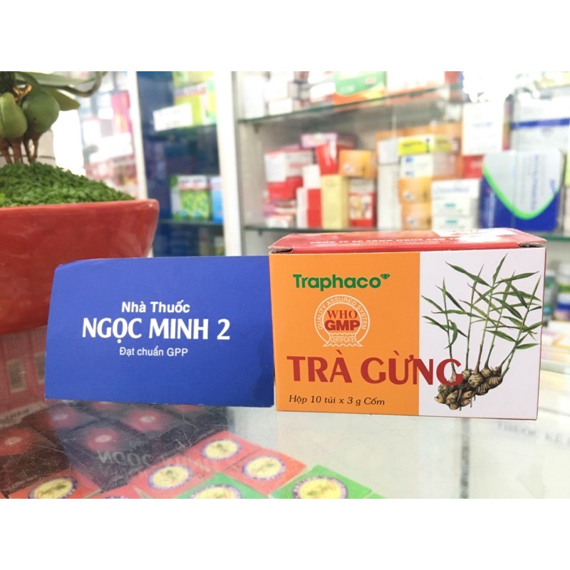 ✅ [Chính Hãng] Trà Gừng Traphaco (Hộp 10 gói)