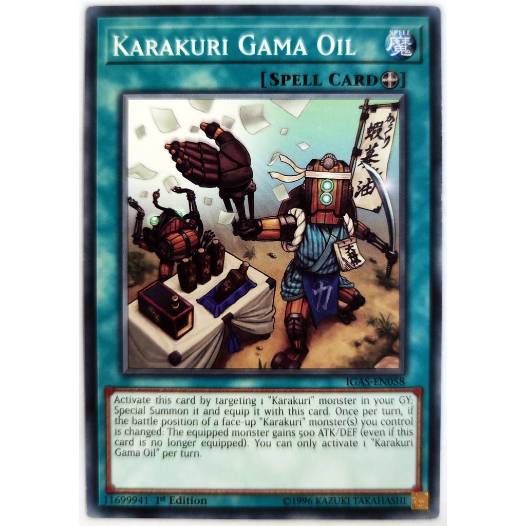 [Thẻ Yugioh] Karakuri Gama Oil |EN| Common