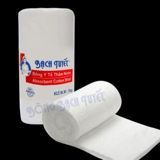 Bông Y Tế BẠCH TUYẾT Cuộn - loại 500g