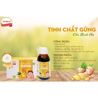 Tinh chất gừng Cầu Bình An