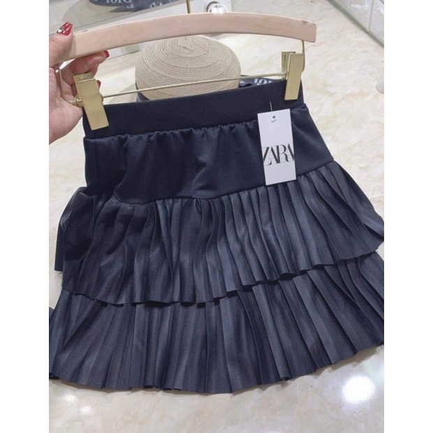 chân váy xếp ly 2 tầng chất umi cạp bo chun siêu đẹp (ảnh thật ở cuối) | BigBuy360 - bigbuy360.vn