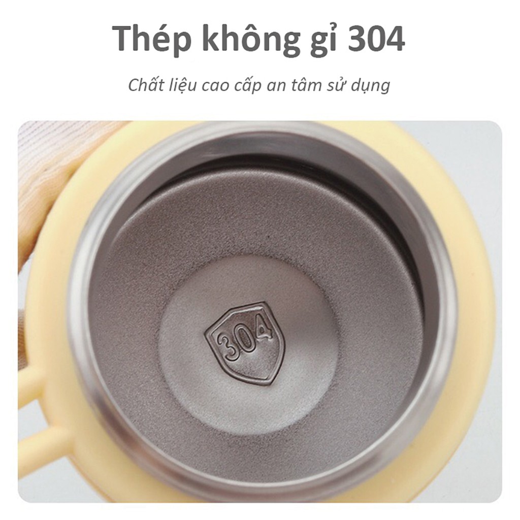 Bình giữ nhiệt 400ml bằng thép không gỉ 304 an toàn sức khỏe họa tiết dễ thương giữ nhiệt 10 tiếng Harry's Bottle