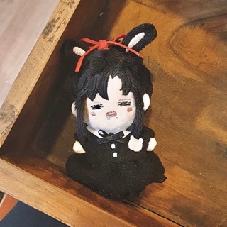 [OUTFIT DOLL 10CM] Đầm lông cừu đen