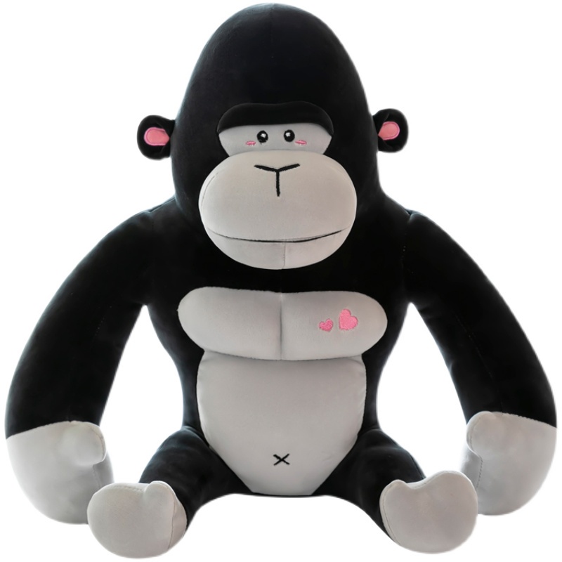 ❏Thú Nhồi Bông Hình Khỉ Đột Màu Đen Cho Bé