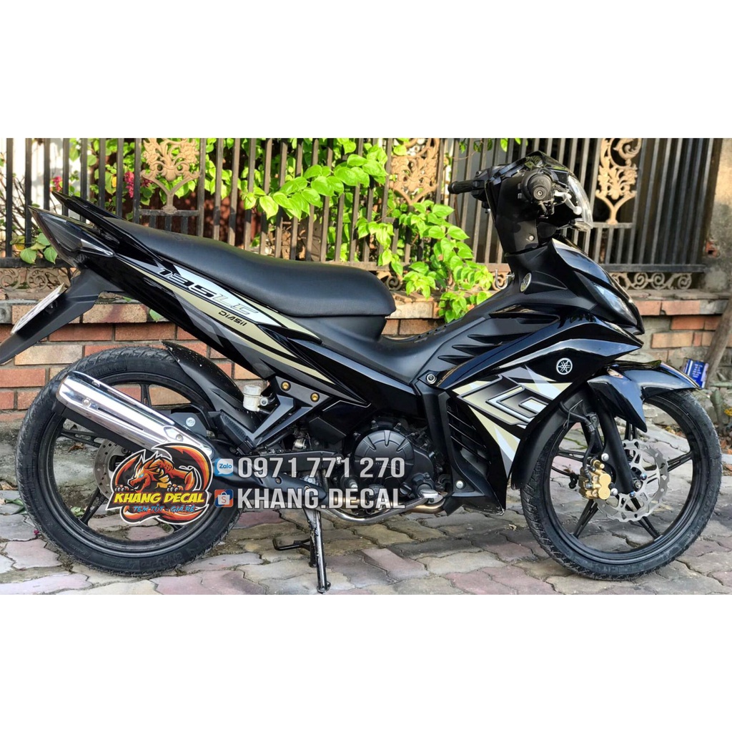 Tem rời Exciter 135 LC Đen Đồng