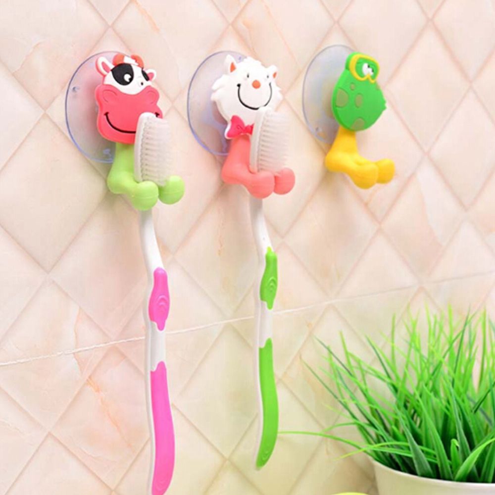 Giá Treo Bàn Chải Đánh Răng Bằng Silicon Hình Động Vật Thân Thiện Với Môi Trường