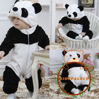 Bộ áo liền quần hình gấu trúc dễ thương cho bé yêu