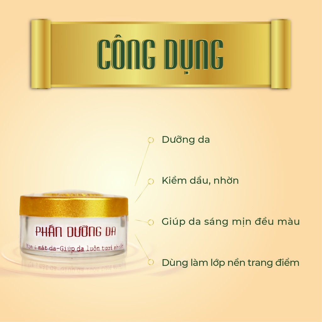 Phấn dưỡng da hỗn hợp/da khô/da thường/da nhờn Phấn nụ Hoàng Cung dưỡng da, kiềm dầu, nhờn, gúp da sáng mịn đều màu 25gr | BigBuy360 - bigbuy360.vn