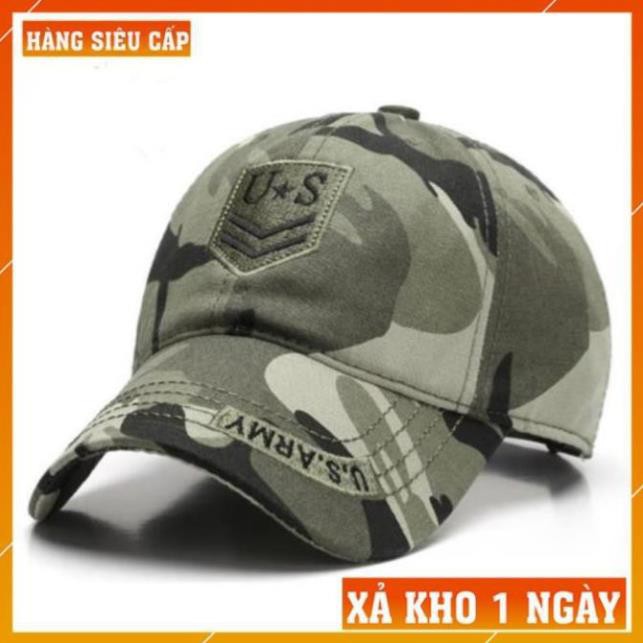 [FreeShip – Xả Kho 1 Ngày]  Mũ Lưỡi Trai  Lính Mỹ US. ARMY - Nón Kết Nam Đẹp Xịn