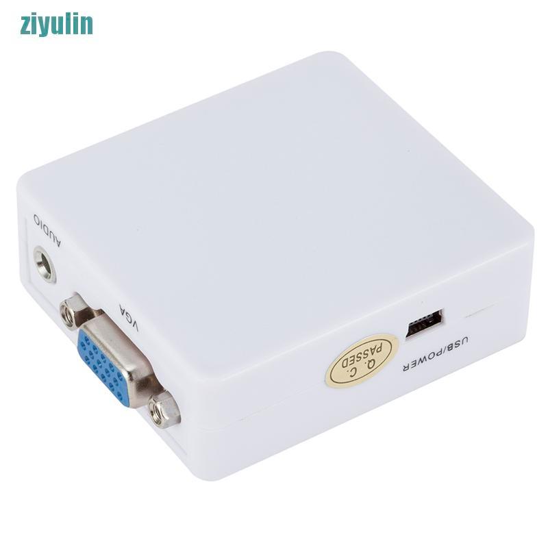 Hộp Chuyển Đổi Vga Sang Hdmi Full Hd 1080p Cho Pc Laptop Dvd Hdtv