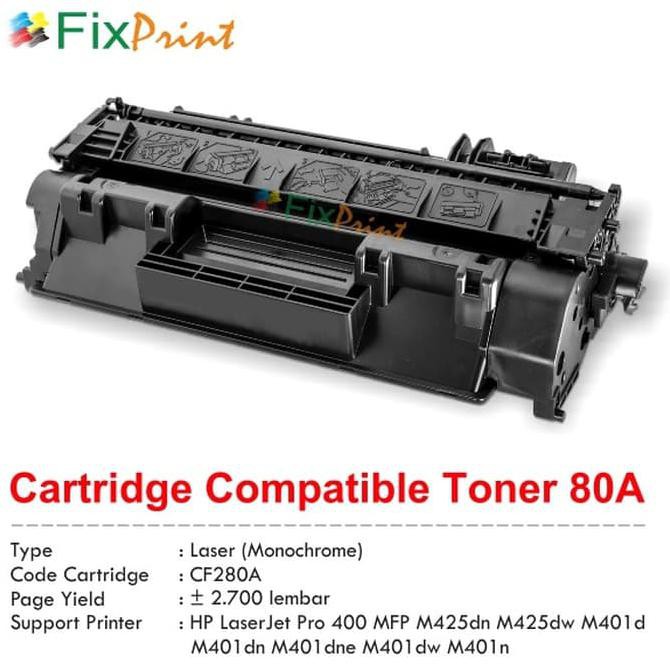 Hộp Mực 80a Cf280A Cho Máy In Hp Laserjet Pro 400 Mfp