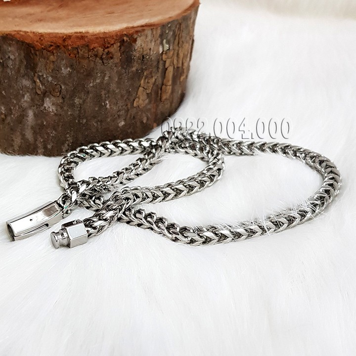 Dây chuyền nam cỡ lớn bảng vuông DZ1011.