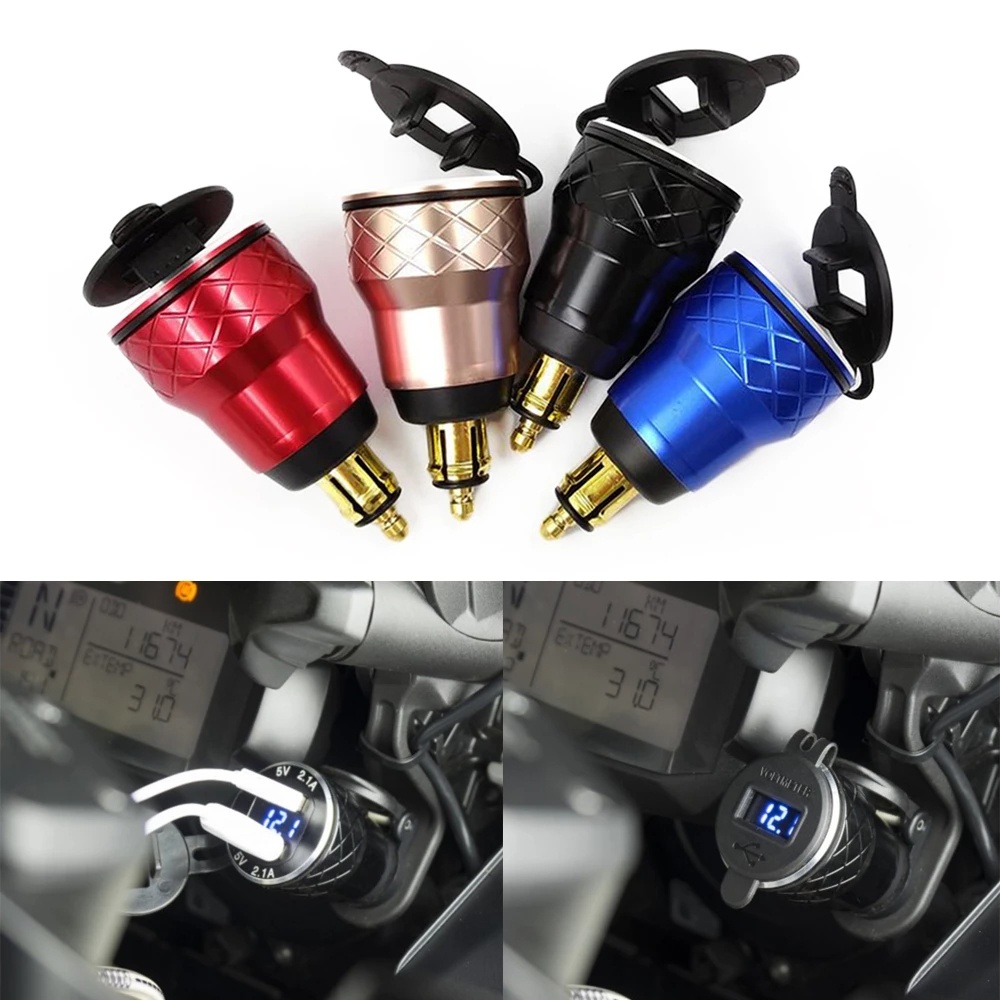 Bộ Sạc USB Kép Cho Xe Mô Tô BMW R1200GS R1250GS LC Adventure ADV F800GS F650GS 700GS