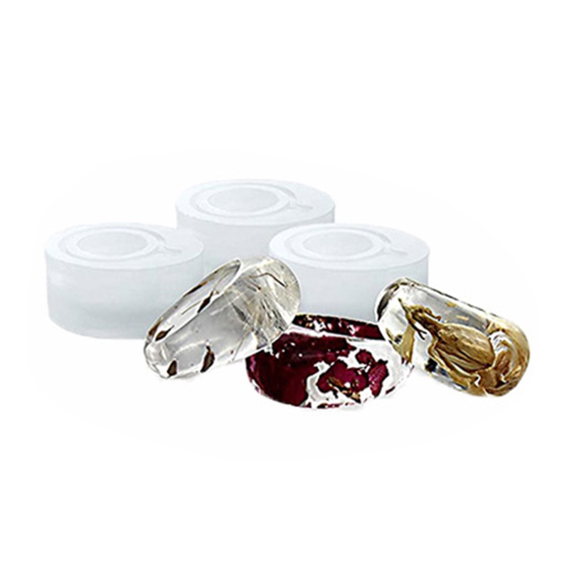 Set 3 Khuôn Silicone Làm Nhẫn Hình Số 8 DIY