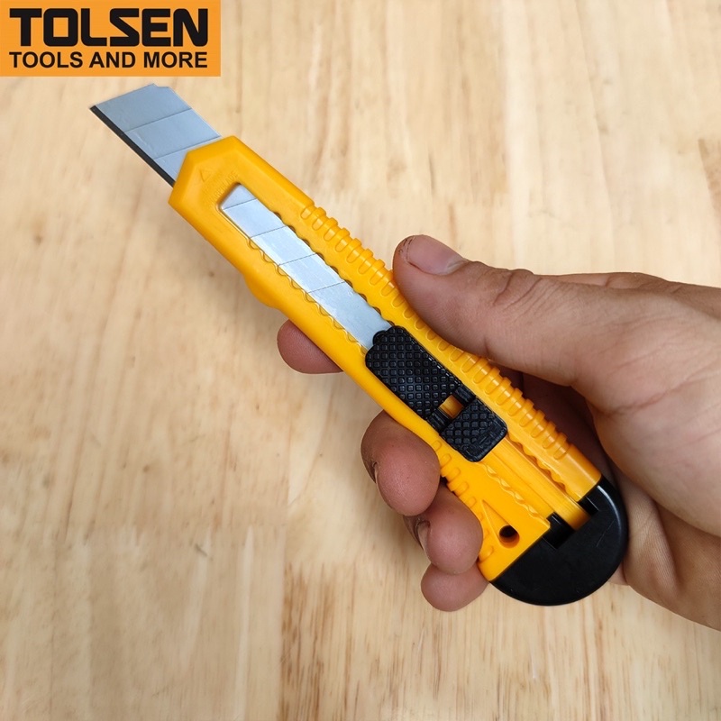 Dao rọc giấy 18mm 100mm TOLSEN Snap-off Blade Knife 30000