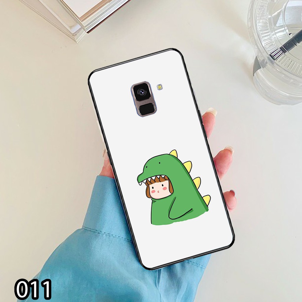 Ốp lưng Samsung A6 2018/A6 Plus/A8 2018/A8 Plus in hình  Dino Cute siêu đẹp, độc, lạ_KINGSTORE.HN_Ốp SS A6/A6P/A8/A8P