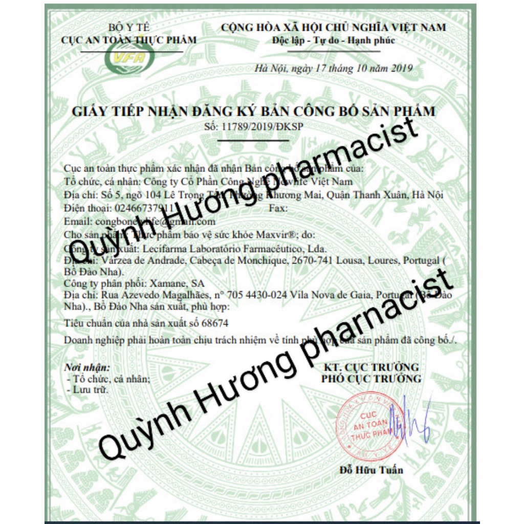 MAXVIR 30 gói tăng khả năng thụ thai,hỗ trợ sưc khỏe nam giới ( che tên sản phẩm nếu cần )